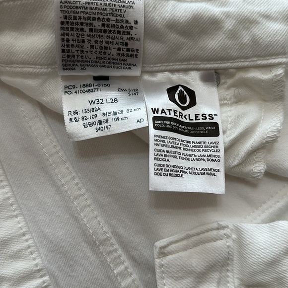 Levi’s 711 Skinny Jeans Soft Clean White - Picture 8 of 11